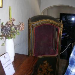 Visite du Château de Sassenage   chaise  à porteurs
