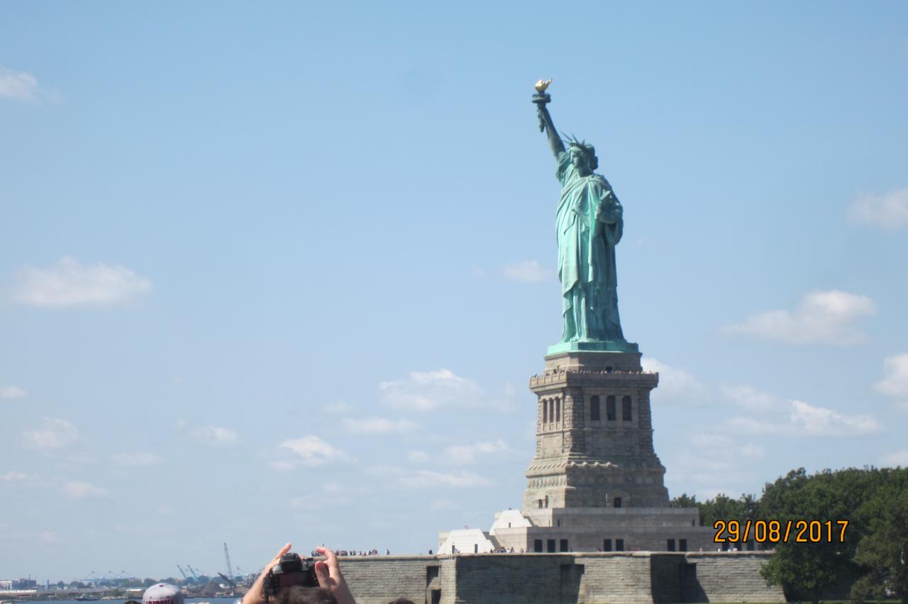 Voyage in USA  New_York la Statue de la Liberté 