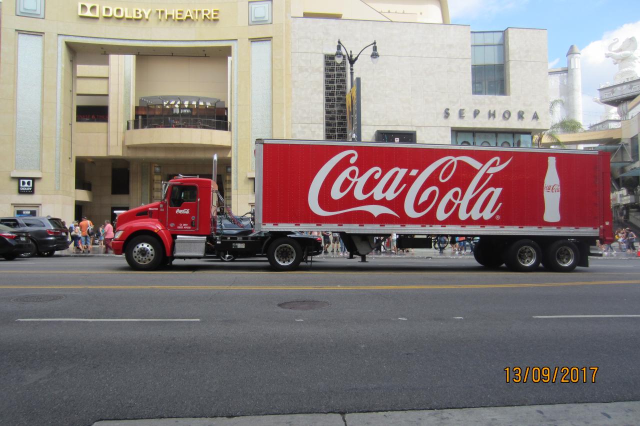 Voyage in USA  San Fransisco  Camion Coca_Cola
