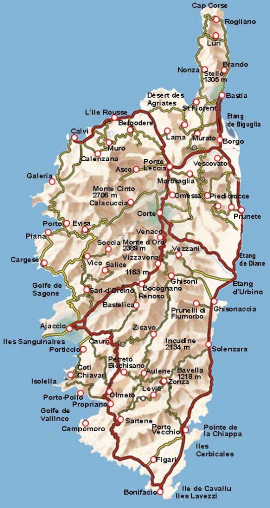 Carte corse