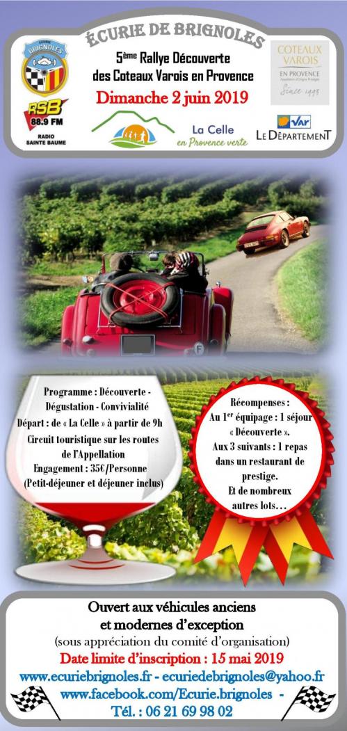 Flyer rcvp ecurie brignole le 02 juin