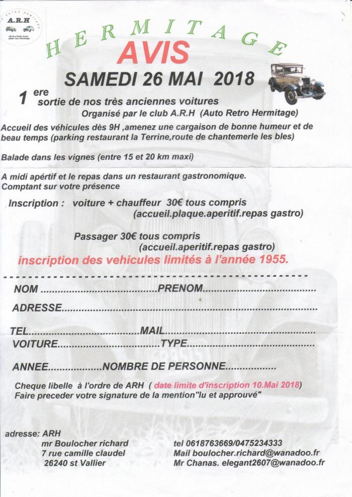 Sortie du 26 mai hermitage