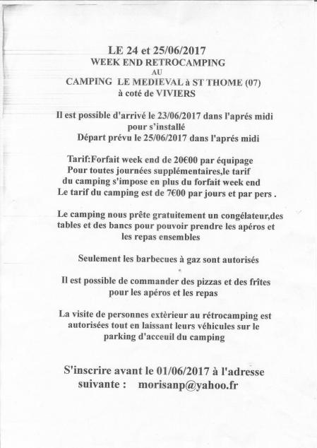 We retro camping Viviers